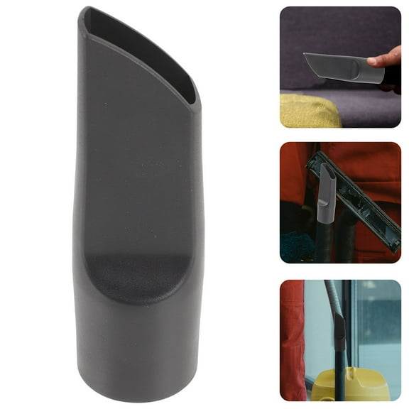 UPKOCH 2Pcs Vacuum Cleaner Nozzle Flat Black Plastic for Cleaning Narrow Spaces 11.8x1.3x1.3in