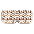 thumbnail image 5 of Lsque Maple leaf nut Mushroom 2 PCS Windshield Sun Shade | CarFoldable Window Covers | Car Accessories Reflect UV for Universal Cars SUV Truck | Small, 5 of 7