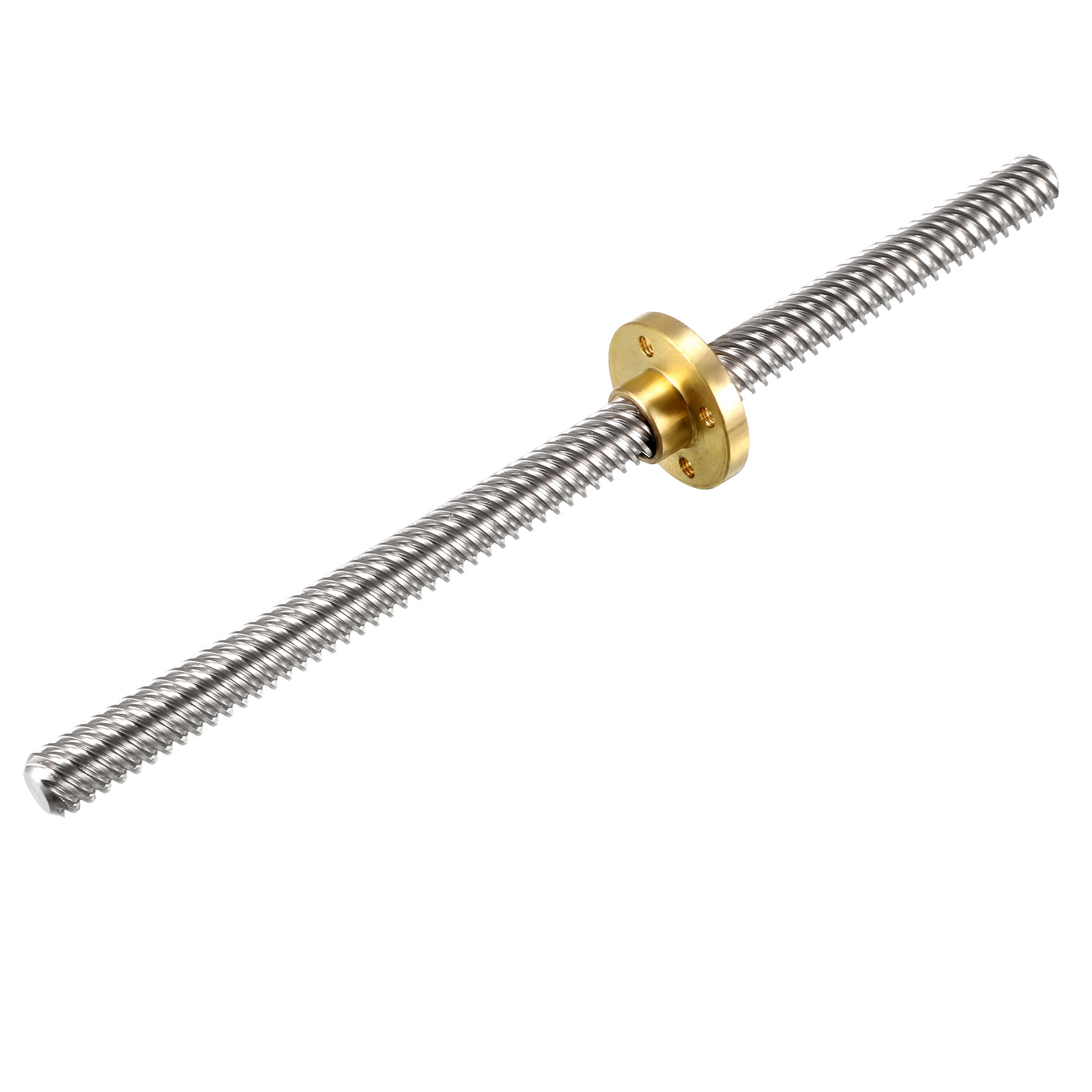 150mm T8 Pitch 2mm Lead 14mm Stainless Steel Lead Screw Rod with Copper