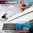 thumbnail image 5 of 4HP Outboard Motor, 4 Stroke 53.2CC Marine Boat Engine with Air Cooling System, Hand Start Gasoline Engine for Inflatable Fishing Boats Yachts Water Sport Tools, 5 of 15