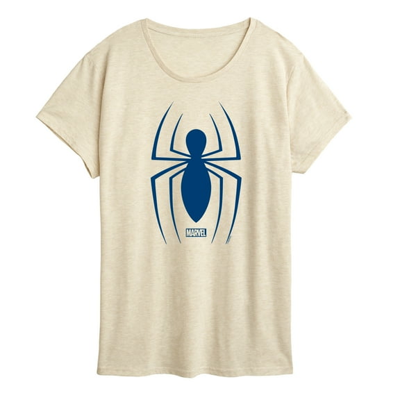 Marvel Spider-Man - Spider Logo - Ladies Short Sleeve Graphic T-Shirt