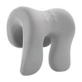 thumbnail image 1 of Cojín cervical, reposacabezas, multiusos, extraíble, lavable, espuma viscoelástica. Gris claro sólido, 1 of 9