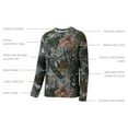 thumbnail image 4 of Bassdash FS13M Men's Hunting Camo Performance Long Sleeve Shirt Fishing UPF50+, 4 of 7
