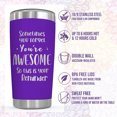 thumbnail image 3 of Mother's Day Gifts for Mom from Daughter Son Kids - Mom Mother's Day Gifts - Laser Engraved Tumbler - Mom Birthday Gifts - Birthday Gifts for Mom - Present for Mom 20z, Purple, 3 of 7