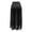 Black, variant on Women's 2 in 1 Lace Sheer Mesh High Waisted Galaxy Print Flowy A Line Maxi Skirt Clubwear