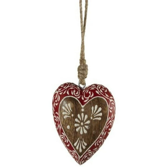 Midwest-CBK 143170 Flower Heart Ornament