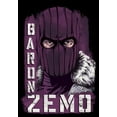 thumbnail image 2 of Junior's Marvel The Falcon and the Winter Soldier Baron Zemo Close-Up  Graphic Tee Black Large, 2 of 3