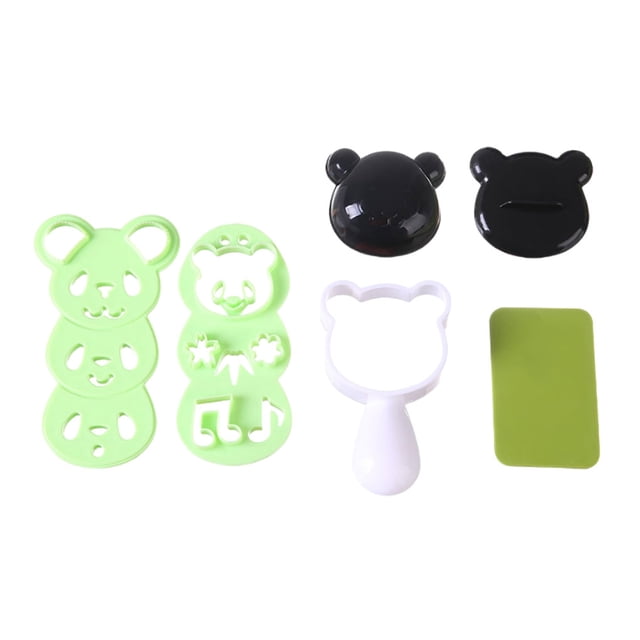 Molde de plástico para sushi Advancent forma de animal de dibujos animados Panda