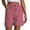 D532/Hot Pink, variant on Afdoent Womens Shorts Casual Drawstring Shorts With Large Pockets Lightweight Comfortable Elastic Waist For Summer Outdoor Travel Fashion Vacation Clothes
