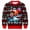 Santa Shark Print, variant on Aideaone Kids Ugly Christmas Sweatshirt 3D Print Crew Neck Holiday Pullover Boys Girls Xmas Top 6-16T