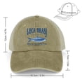 thumbnail image 2 of Luca Brasi Fish Market Khaki Hat Adjustable Funny Fashion Unisex Baseball Cap for Men Women, 2 of 7