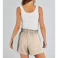 thumbnail image 3 of Bwdbhd Women 2024 Trendy Shorts Casual Summer Beach Shorts with Pockets Comfy Lounge Shorts Beige,XL, 3 of 4