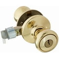 thumbnail image 2 of Kwikset Mobile Home Polished Brass Entry Knobs ANSI/BHMA Grade 3 1-3/4", 2 of 2