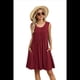 thumbnail image 3 of Vestido de Tirantes Holgado Rojo Vino L, 3 of 10