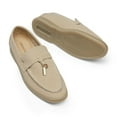 thumbnail image 5 of Women's Suede Loafers Slip-On Comfortable Business Casual Work Shoes with Arch Support, 5 of 6