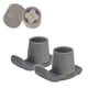 thumbnail image 2 of Andador plegable bariátrico de alta resistencia con ruedas para adultos mayores. Incluye ruedas delanteras extra anchas (2 ruedas de 5 pulgadas) y 2 pares de deslizadores traseros gratuitos. Tamaños r, 2 of 5
