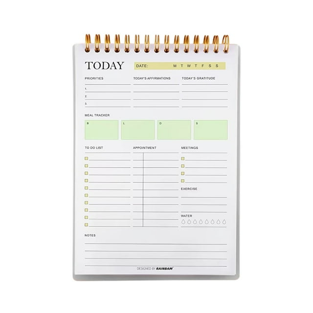 Food Exercise Journal Plan Weight Loss Planner Full Year Diet Notebook Women Men Food Planner Perforated Pages