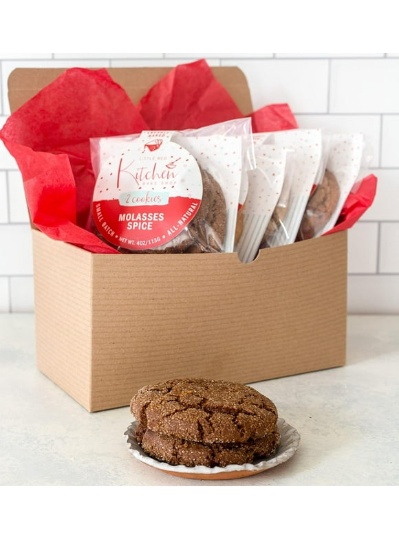 Baked Molasses Spice Cookies - 1 Dozen - Gourmet Gift Box  Gifts For Men & Women  Soft Cookies -