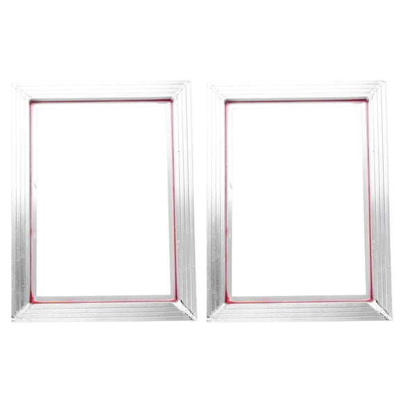 2X A3 Screen Printing Aluminum Frame 31X41cm with White 43T Silk Print Polyester Mesh for Printed Circuit Boards