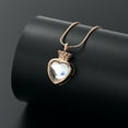 thumbnail image 6 of Crown of love Cremation Jewelry for Ashes Holder Pendent for Ashes and Chain, 6 of 7