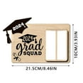 1 Graduation Gift Box Wooden Graduation Card Box Box 2024 Level