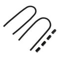 thumbnail image 1 of Stainless Steel Efficient Cooling Radiator Hose Kit Cap Clamp Universal Fit Coolant Water Hose Kit 44in, 1 of 7
