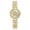 Gold, variant on Ladies Quartz Watch with Starry Small Dial Alloy Case Diamond-Studded Wristwatch Charming Rhinestone-Adorned Design