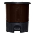 thumbnail image 1 of Bote de Basura Plastic Trends con Pedal 14 l Chocolate, 1 of 4