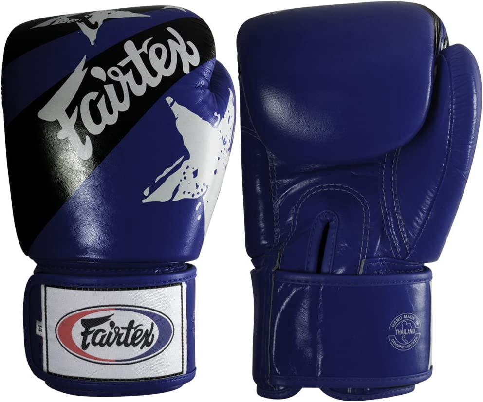 Fairtex Muay Thai-Style Sparring Gloves 16 oz Red / Black