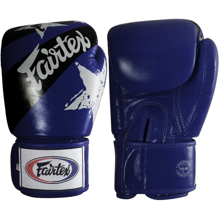 Fairtex Muay Thai-Style Sparring Gloves 16 oz Red / Black