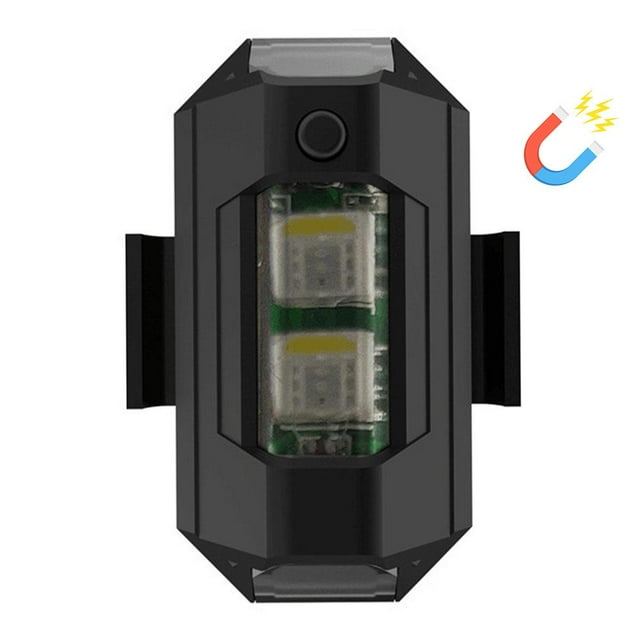 USB Rechargeable Drone Strobe Light with 7 Colors 30 Modes for Night Flight Safety Anti-Collision Signal
