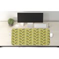 thumbnail image 2 of Botanical Computer Mouse Pad, Funky Trees with Abstract Leaves Natural Themed Garden Art Pattern, Rectangle Non-Slip Rubber Mousepad X-Large, 35" x 15", Yellow Green Multicolor, by Ambesonne, 2 of 2