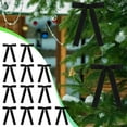 thumbnail image 5 of 12PC Velvet Christmas Tree Bows - Festive Bow Decorations for Xmas Tree, Wreaths, Garlands, Home Holiday Decor, Soft Durable Velvet Bows,Black,12pcs, 5 of 6
