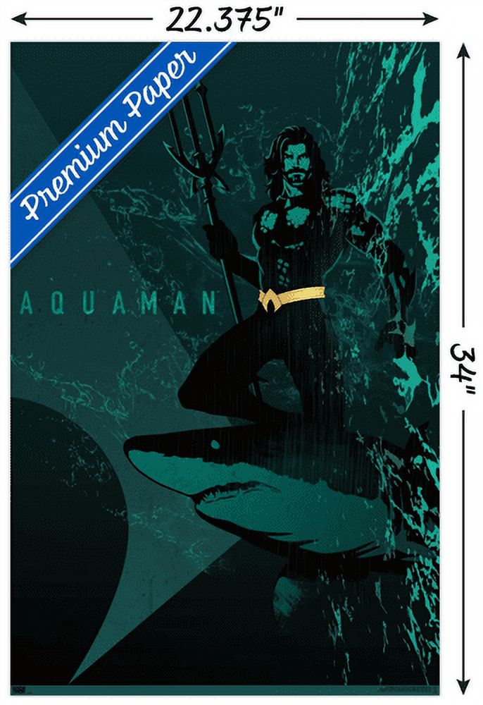 DC Comics: Dark Artistic - Aquaman Wall Poster, 22.375" x 34"
