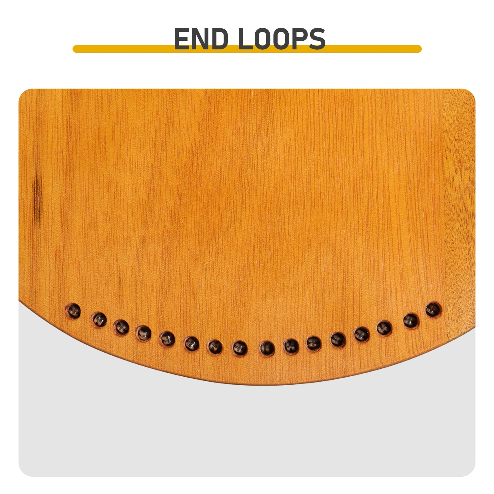 16-String Lyre Harp with Angel Wing Design, Sapele Wood Flat-Panel Body, Beginner-Friendly Instrument for Meditation and Relaxation, Includes Carry Bag and Tuning Wrench