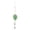 Green, variant on QEQEKAKA Leaf Crystal Suncatcher, Hanging Rainbow Maker Window Prism, Glass Pendant for Home Garden Indoor Decor, Good Luck Housewarming Gift for Women