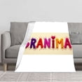 thumbnail image 1 of Durable Soft & Warm Flannel Blanket - Cozy Colorful Stitched Design for Sofa Travel Bed & Chair - Perfect for Comfort, 1 of 5