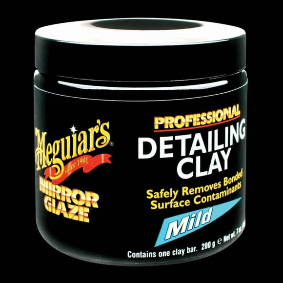 Meguiars Nettoyant pour Peinture C2000 Glaçage Miroir; Barre d'Argile; Barre de 200 Grammes; Élimine les Contaminants Surjetés/collés de la Surface de Peinture