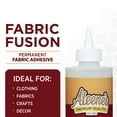 thumbnail image 3 of Aleene’s Fabric Fusion 8 fl oz – Permanent No-Sew Fabric Adhesive for Clothing, Denim & Polyester, Clear-Drying Flexible Bond with 4-Hour Dry Time, 3 of 8