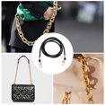 thumbnail image 5 of Unique Bargains 1 Pc Square Buckle Handbag Strap for Office Black PU Metal, 5 of 5