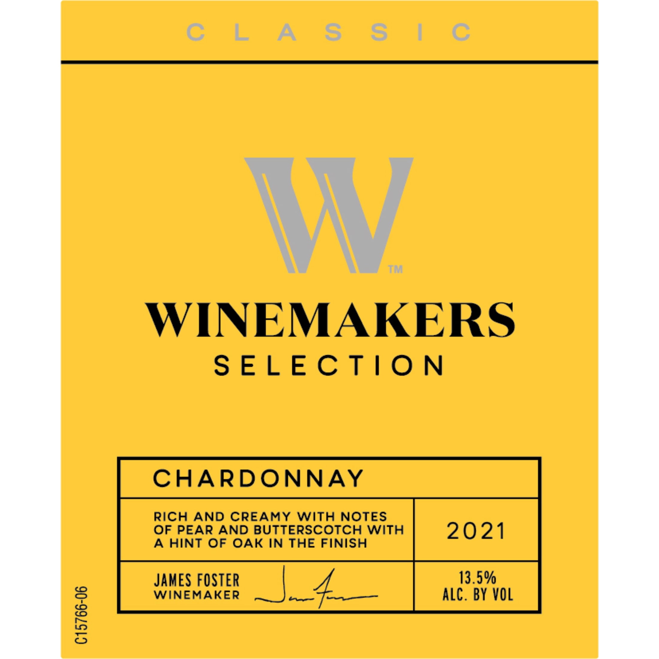 Winemakers Selection Chardonnay, White Wine, 750ml