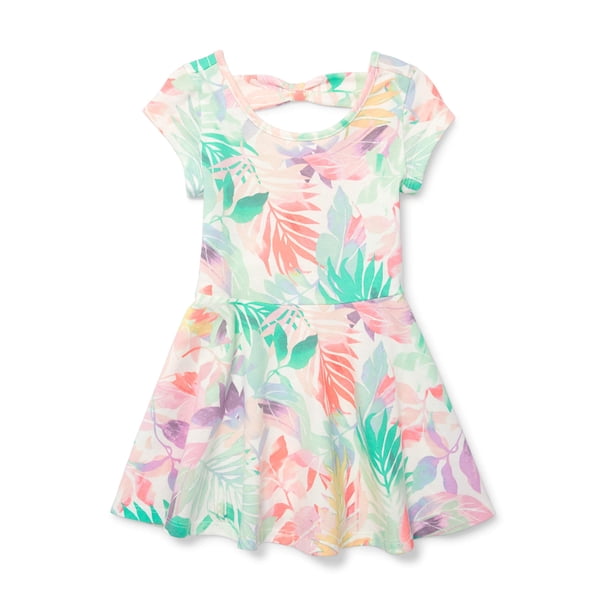 The Children's Place Children's Place Toddler Girls' Floral BowBack Dress