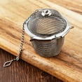 thumbnail image 5 of Stainless Steel Tea Infuser Ball, Fine Mesh Hanging Tea Strainer for Loose Leaf Tea, 2.2 Inch Reusable & Easy to Clean Tea Ball, for Mug, Cup, Eco-Friendly Alternative to Tea Bags, 5 of 7