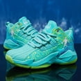 thumbnail image 5 of Zapatillas de baloncesto antideslizantes para niños, calzado deportivo de alta calidad, suela gruesa suave, zapatillas de entrenamiento antideslizantes para niñas, 5 of 5