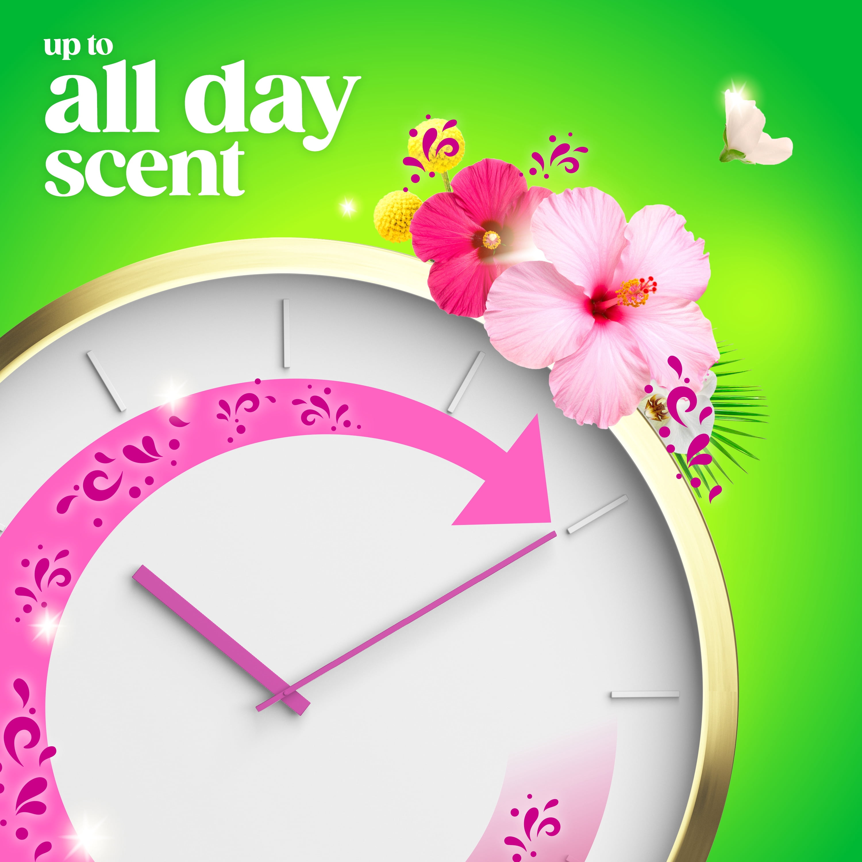 Gain Liquid Laundry Detergent with Odor Defense + All Day Freshness, Happy Hibiscus Scent, 177 fl oz, 134 Loads