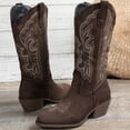 thumbnail image 5 of Pandaie Western Cowboy Boots for Women Knee High Wide Calf Cowgirl Boots Embroidery Classic Pull on Tall Boot, 5 of 7