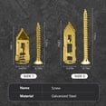 thumbnail image 5 of 2026 Upgraded Self-Drilling Drywall Anchors, Zinc Plated Steel,No Drill Needed, Holds Up to 66LB on Walls, for Mounting TV, Shelf, Mirror, Cabinet, Picture Frames, 5 of 6