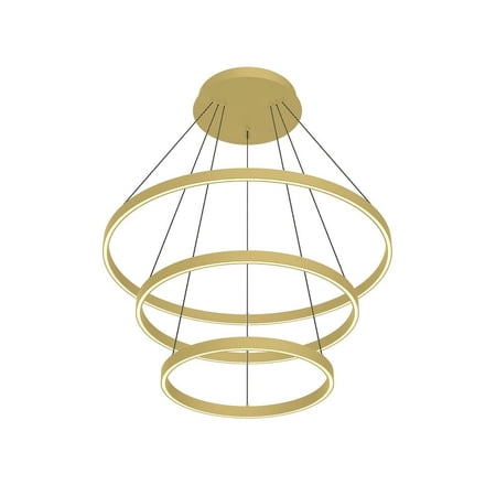 

CH87932-BG-Kuzco Lighting-Cerchio - 188W LED Chandelier-1.5 Inches Tall and 31.5 Inches Wide-Brushed Gold Finish