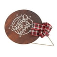 thumbnail image 3 of Bowknot Round Hanging Sign, Christmas Front Door Sign Clear Texture For Party ANGGREK Otros, 3 of 7