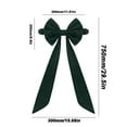 thumbnail image 3 of 2 Pcs Christmas Chair Sashes Bows Covers Large Red Velvet Bows Chair Covers 29.5 x 19.7 Inch Hanging Christmas Decorations with Hook for Xmas Dining Wedding Birthday Party, 3 of 8